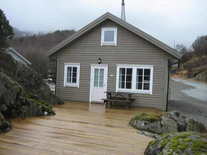 Utgang til terrasse fra oppholdsrommet